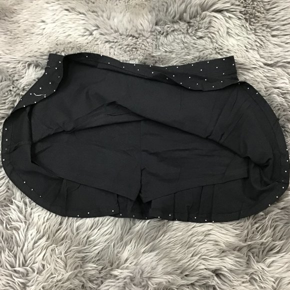 CRB | Girl's Skort | Black | Silver | Dots | XLarge - Picture 2 of 3